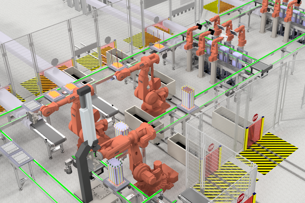 Simulation einer Automatisierung